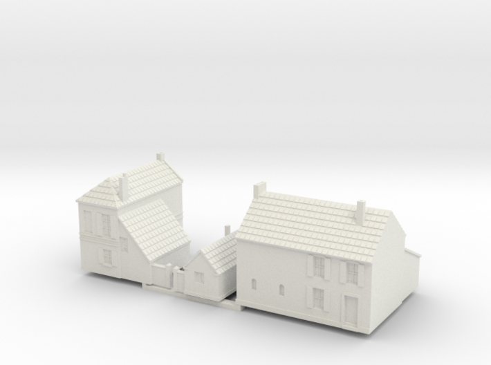 1:285-French Houses X2 3d printed