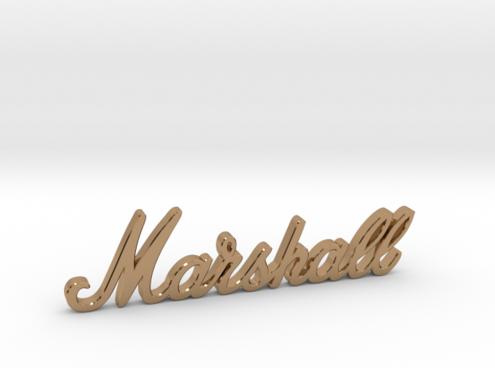 Marshall Logo - 2.5&quot; for Pinball Speaker Panel 3d printed