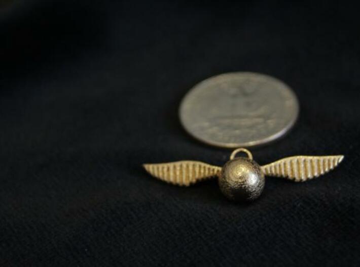 Snitch Pendant (Small) 3d printed