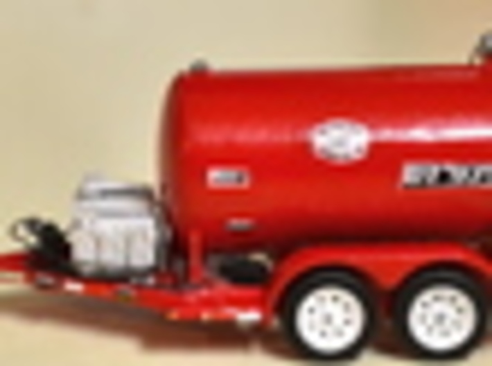 1/64 950 Gallon Fuel Trailer 3d printed Finished trailer by Chris Steeb