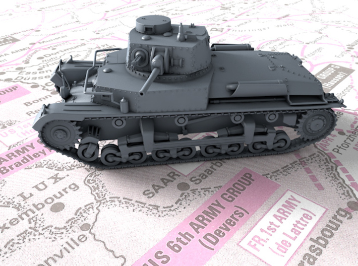 1/72 Czech ST vz. 39 Medium Tank 3d printed 3d render showing product detail