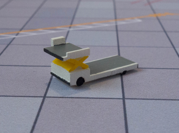 Airport Cargo Lift Front Extended - Set of 5 3d printed 