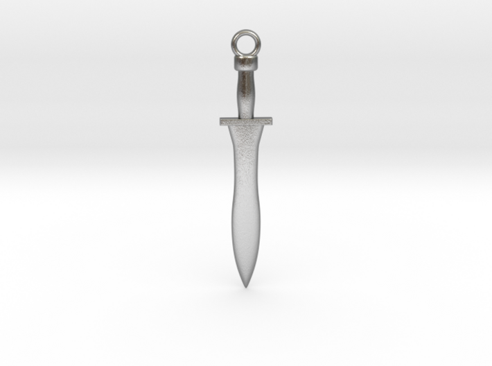 Greek Xiphos Sword Pendant/Keychain 3d printed