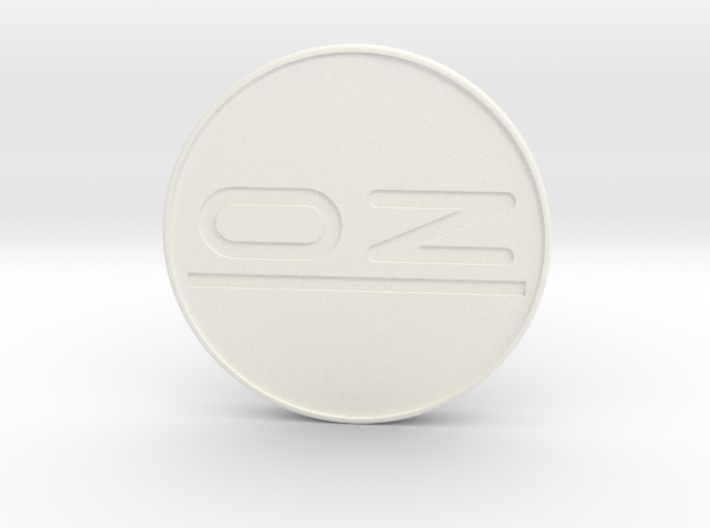 OZ center cap Nabendeckel - OZ Emblem flat 3d printed