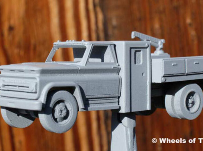 HO scale RR Maintenance-of-Truck, WOT#30200 3d printed primed