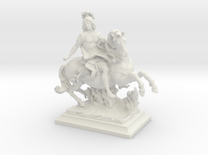 Equestrian Statue of King Louis XIV of France, Lou 3d printed