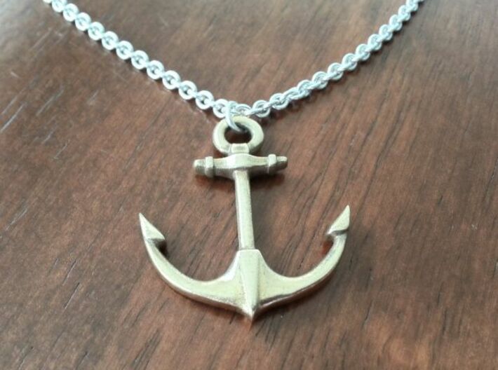 Anchor of Hope  3d printed Anchor of Hope brronze, chain not included