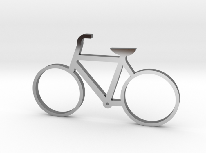 Bicycle Keychain 3d printed