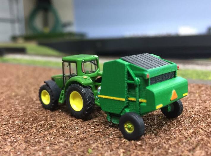 N Farming Round Baler 3d printed Finished by Karl Andraschko
