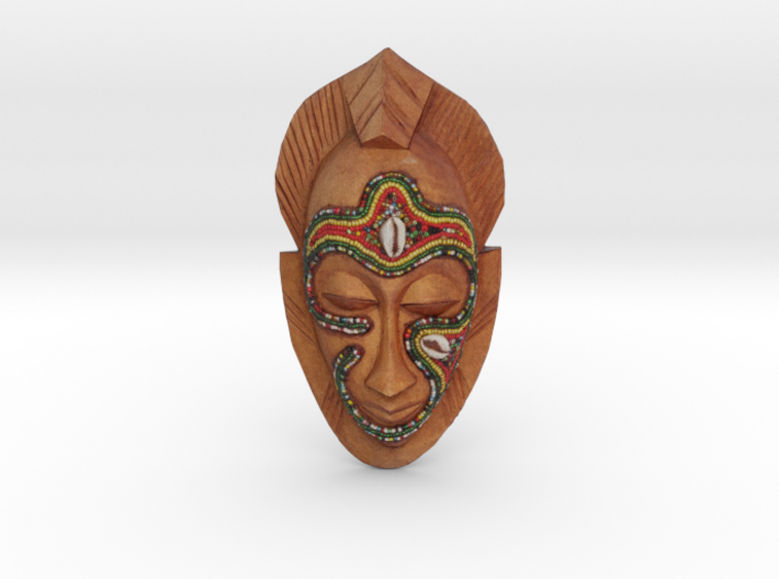 African Mask - Room Decoration 3d printed