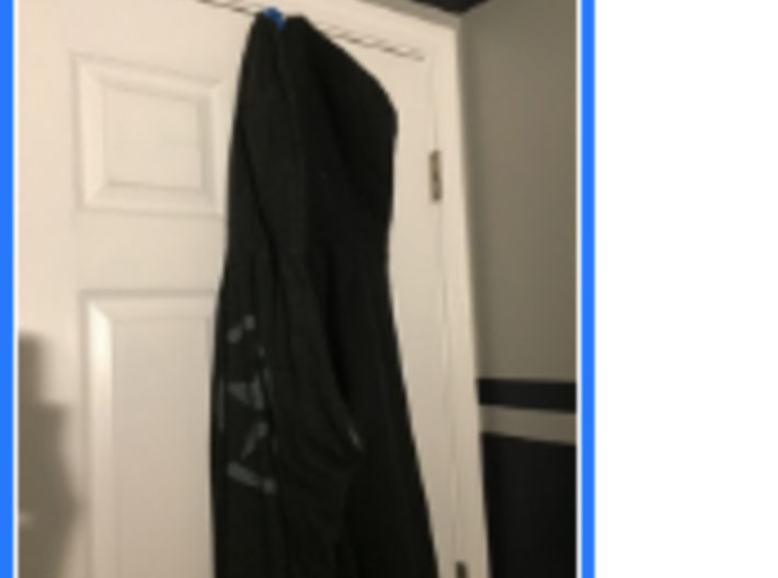 Attachable Door Coat Holder 3d printed 