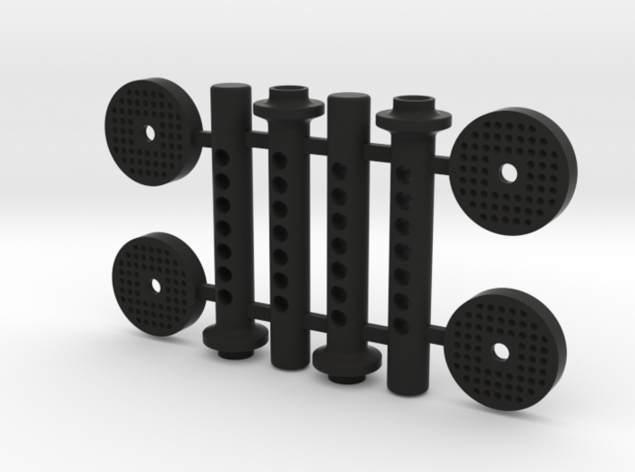JK17019 SCX10ii Magnet mount plates small 3d printed 