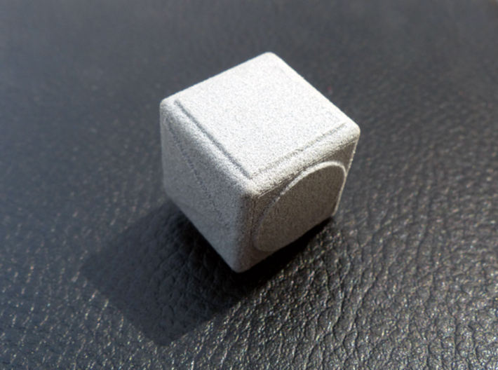 Shape Sorter Box Cube Pendant Keyring 3d printed 