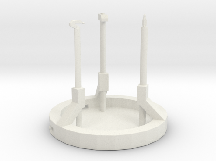 Glorious Workers Monument 3d printed