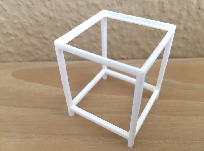 Lounge Table square, high, 1:12 3d printed