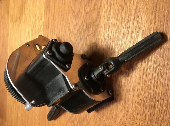 Pocketed bearing housing for vintage Schumachers 3d printed 