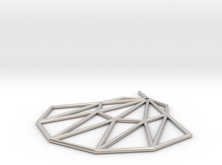 Low poly Doyenne Earring 3d printed
