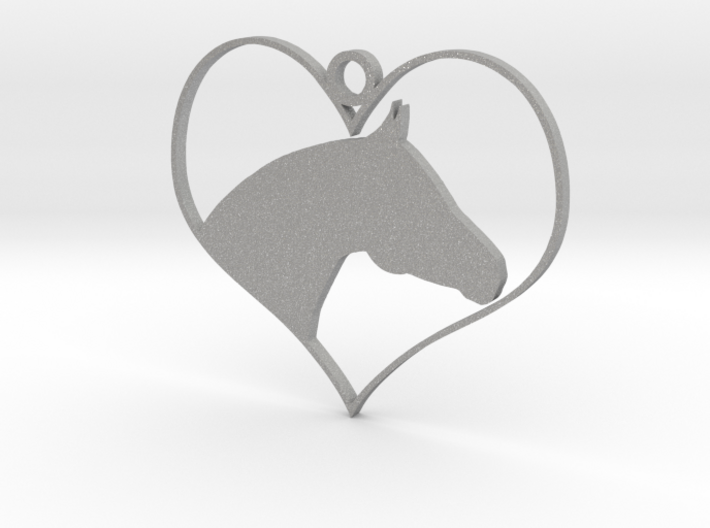 Horse Heart 3d printed