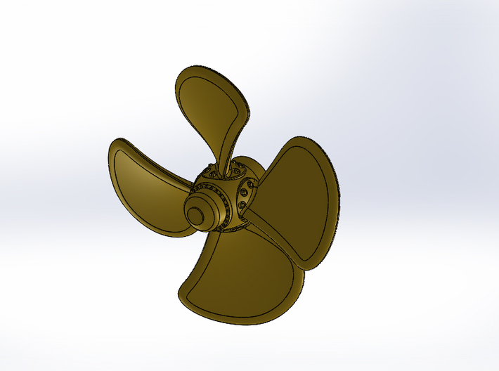 AHTS CPP propeller (2pcs) 3d printed 