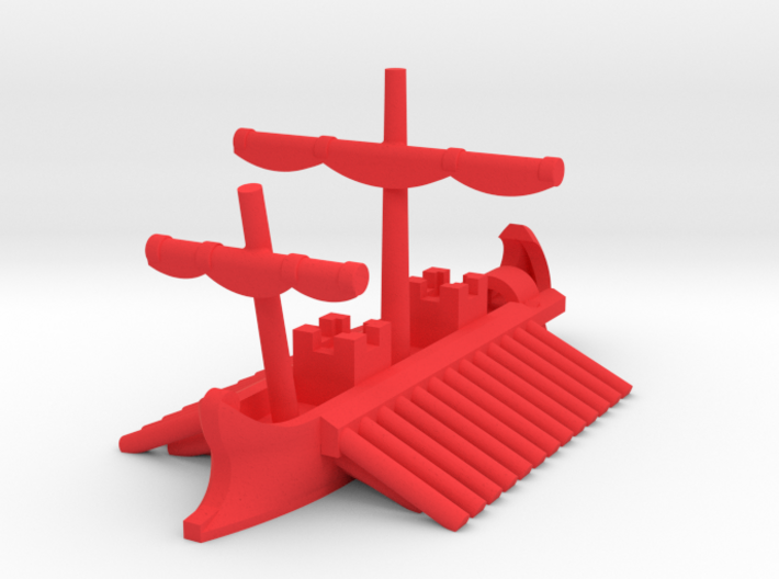 1/1200 Roman Tower Trireme Game Pieces 3d printed