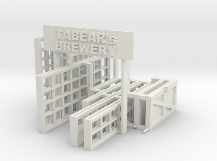 Brewery Windows 3d printed