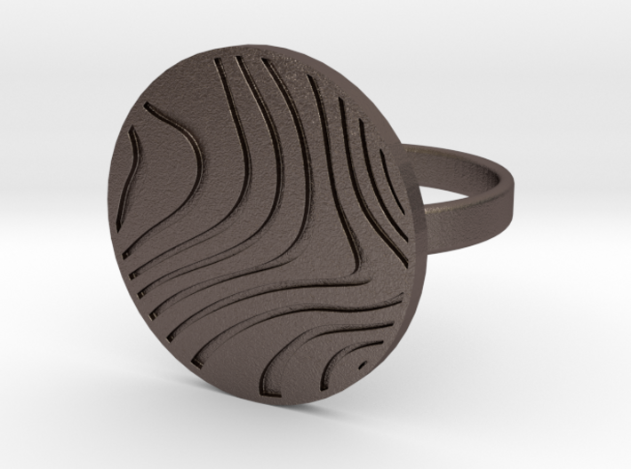 Wavey Ring // Pewdiepie inspired // Size 6.5 3d printed