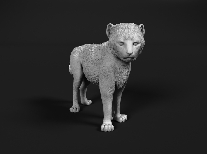 Cheetah 1:9 Standing Cub 3d printed