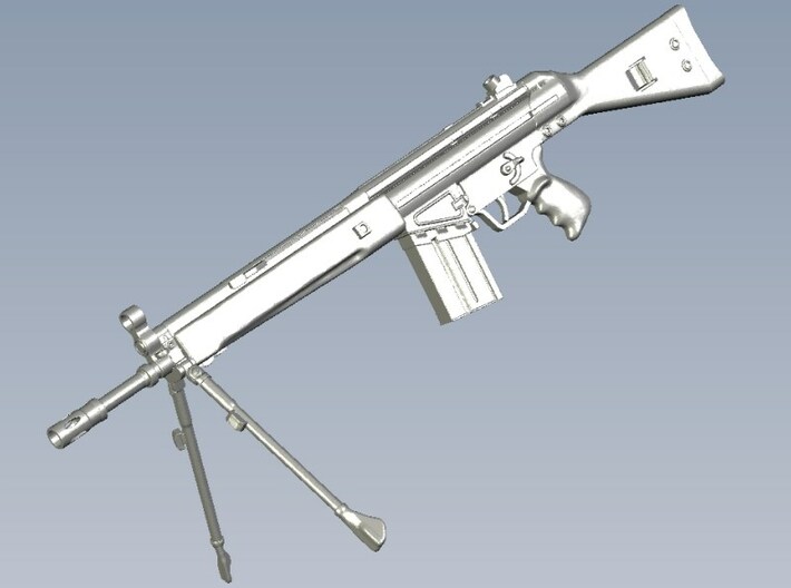 1/10 scale Heckler & Koch G-3A3 rifles B x 5 3d printed 