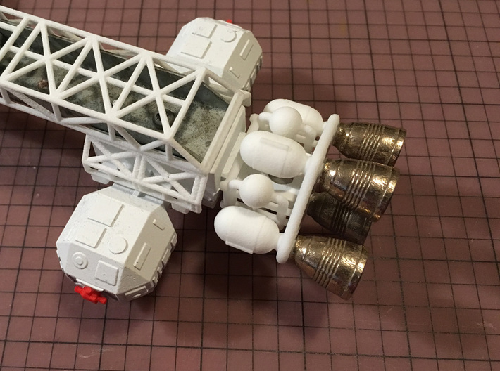 Dinky Space 1999 Eagle Engine Tanks Enhancement 3d printed 