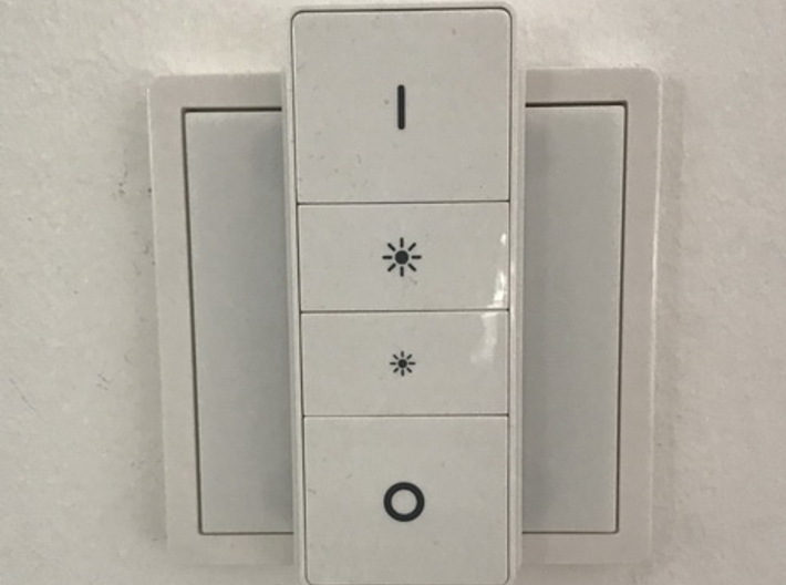 Philips Hue Switch holder for Gira 3d printed Single Hue Switch