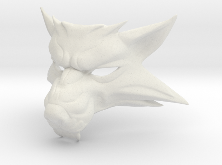 The Witcher 3: wolf mask 3d printed