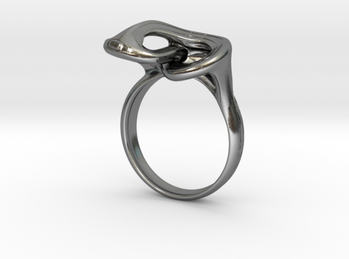 Jomon style ring -Suien(water fog)- 3d printed
