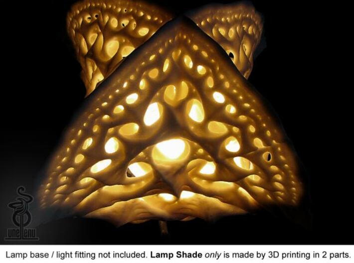 Lichenfan : Part A of the lamp shade  3d printed 