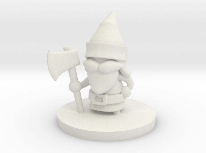 Gnome Forester 3d printed