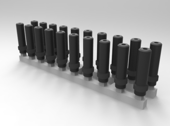 Bolt Rifle Suppressors v1 x20 3d printed 