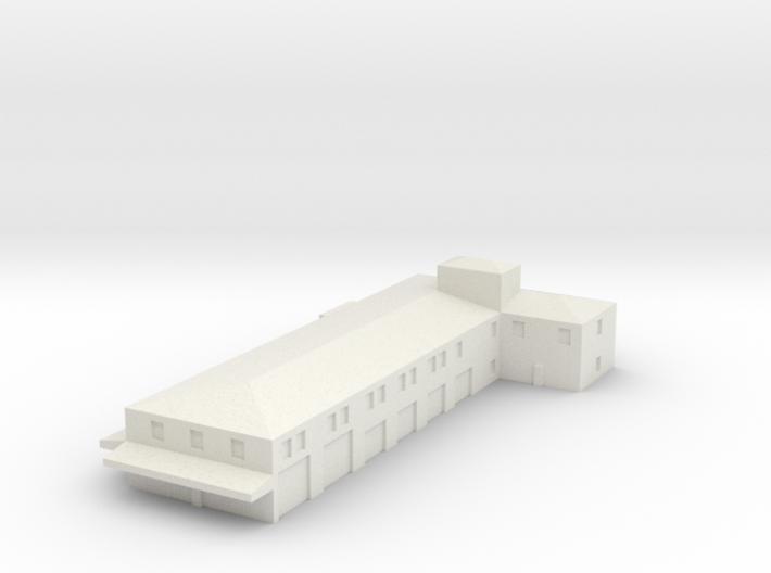 Airport Fire Station 3d printed