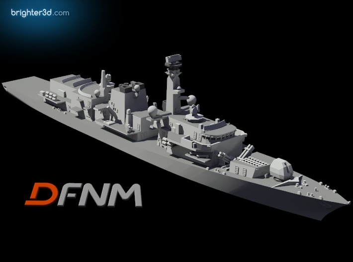 Type 23 Frigate 3d printed 