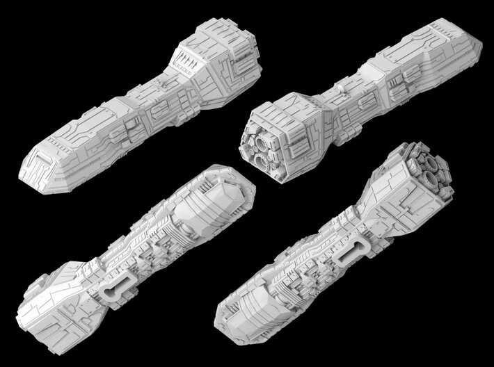 (Armada) Dreadnought v3 Imperial Support Vessel 3d printed
