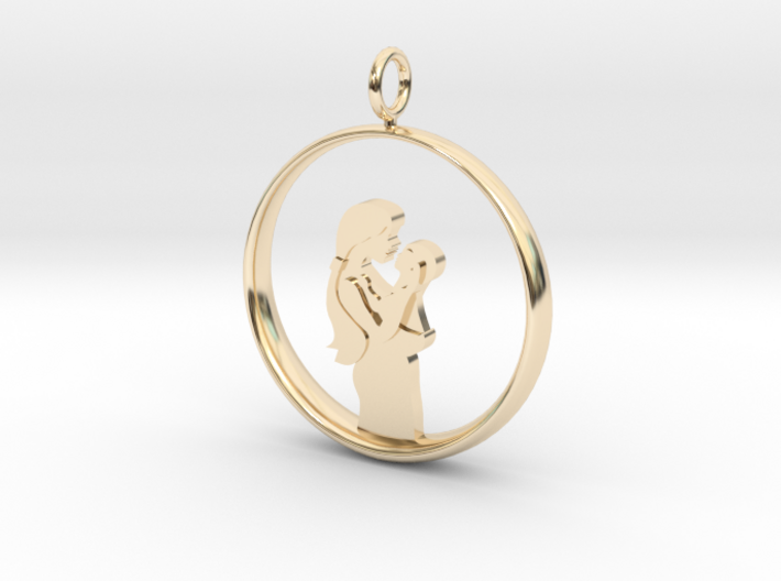 Mother &amp; Infant Pendant -Motherhood Collection 3d printed
