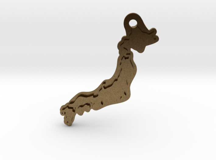 Japan Island Key Chain 3d printed