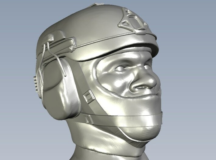 1/50 scale SOCOM operator E helmet & heads x 15 3d printed 
