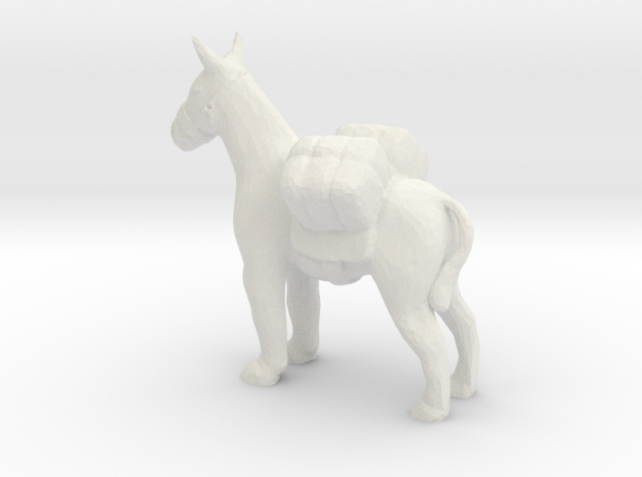 G scale pack donkey H 3d printed This is a render not a picture