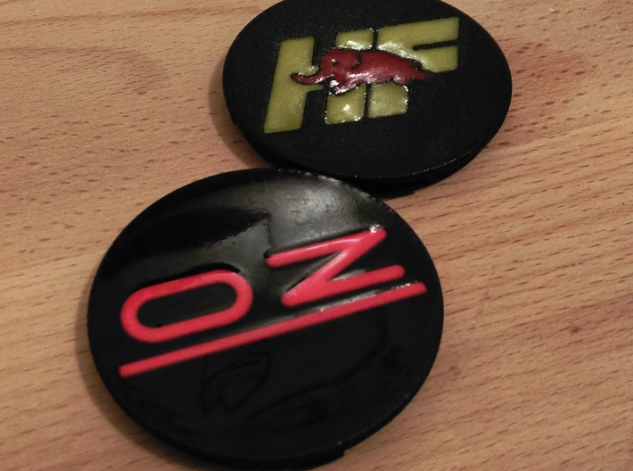 OZ center cap Nabendeckel - HF Logo 3d printed 