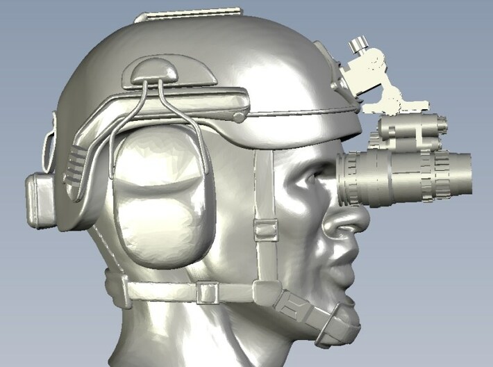 1/50 scale SOCOM operator G helmet & heads x 10 3d printed 