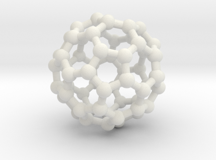 Buckminsterfullerene (Bucky Ball) 3d printed