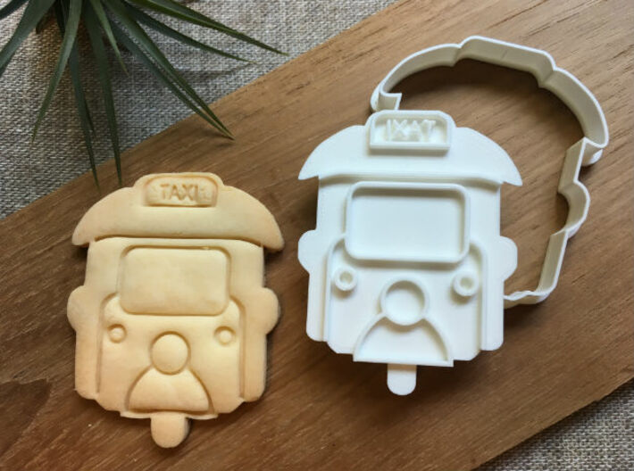 tuktuk-cookiecutter 3d printed 