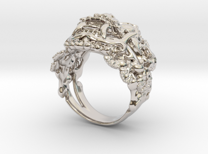 AWARD WINNING DESIGN- Balinese Barong Ring 3d printed