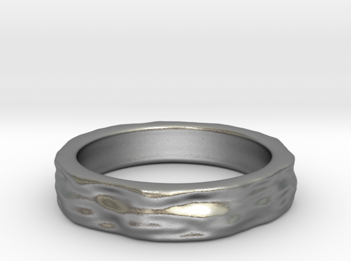 Mesh0493 Ring - narrow 3d printed