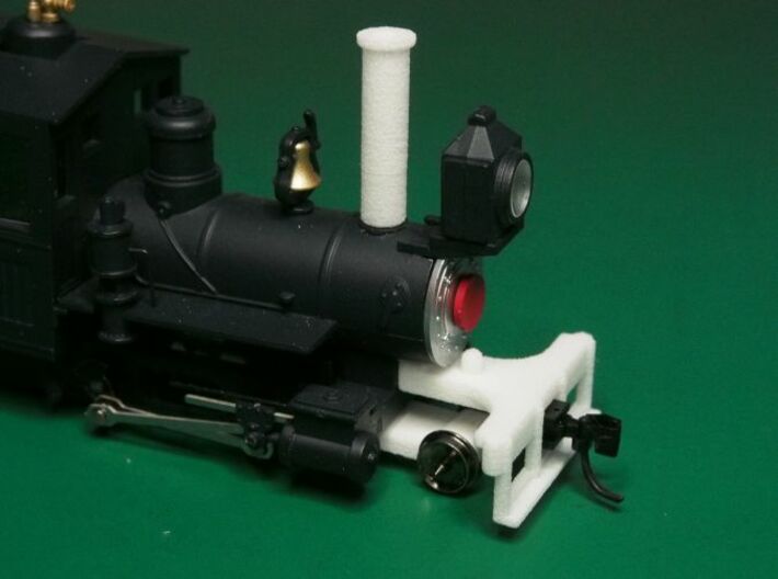 Parts to convert F&amp;C loco to 2-4-0 [set A] 3d printed The white bits are what you get
