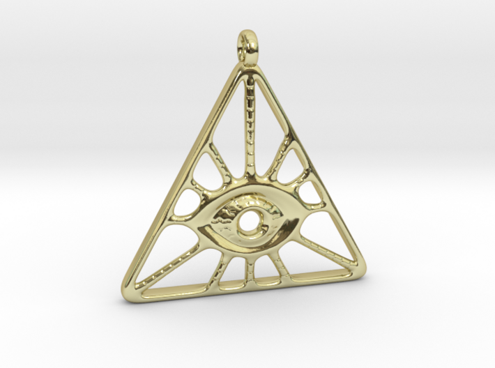 Illuminati Pendant 3d printed